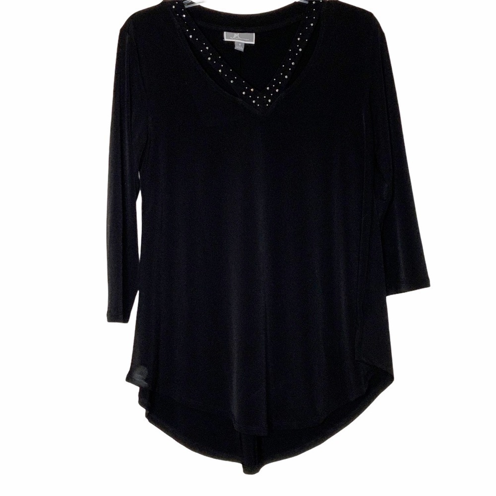 Jm COLLECTION black blouse. Size S
